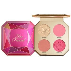 Too Faced Limited Edition blush & Highlighter Palette NWOT